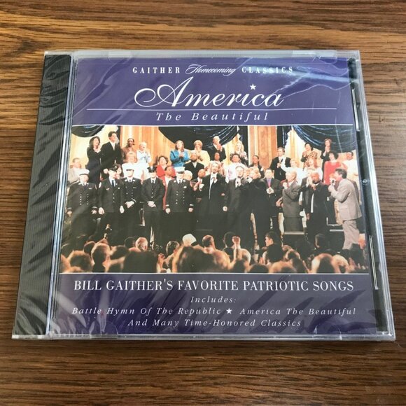 America the Beautiful Bill Gaither's Favorite Patriotic Songs CD - Picture 1 of 2